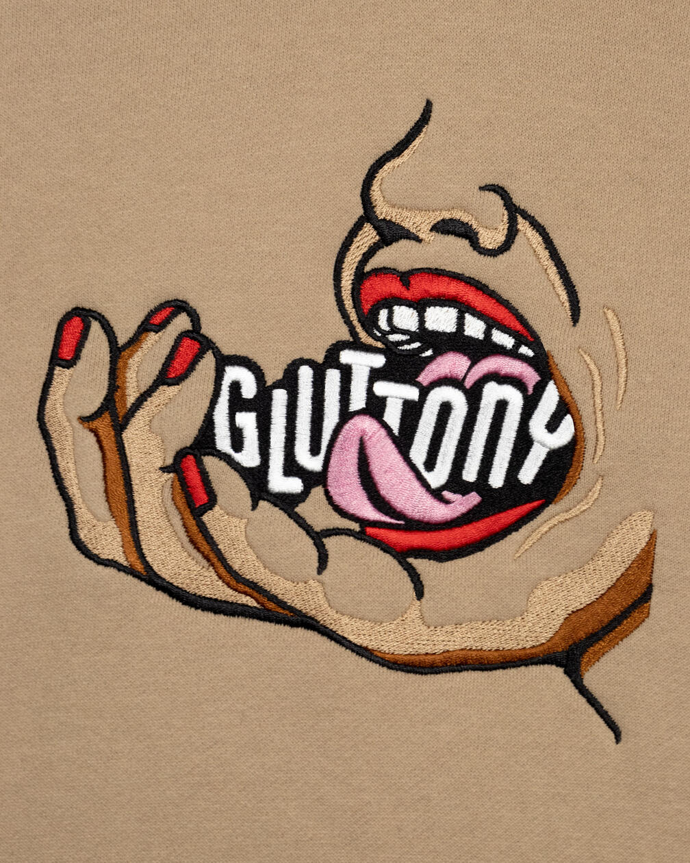 "GLUTTONY" Embroidery